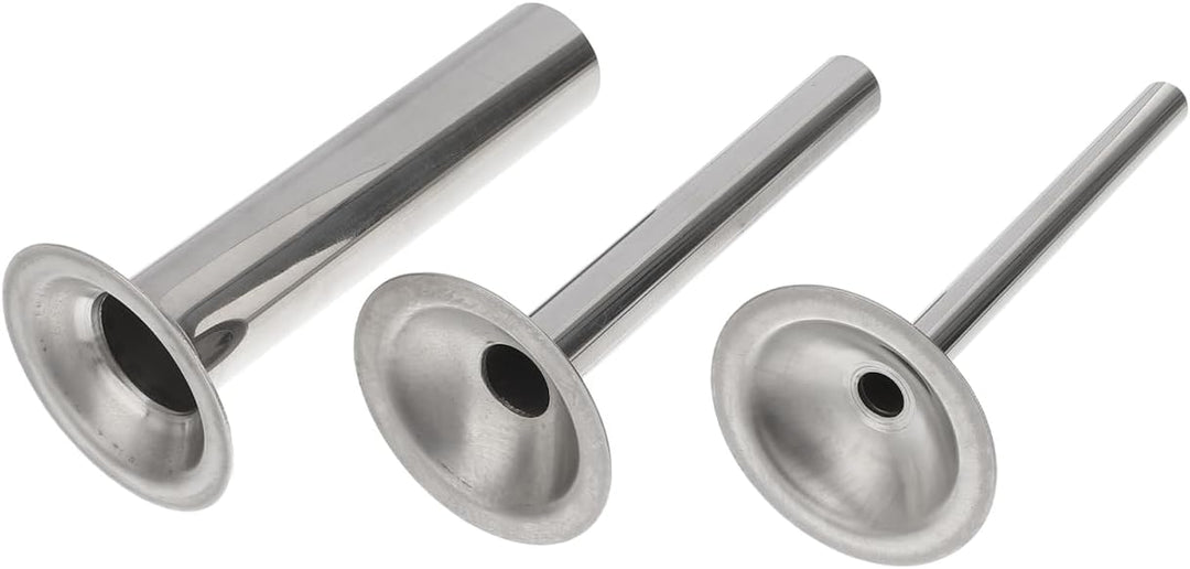 Hemoton 3 Stk. Wurstfüllhülsen aus Edelstahl, Mahlwerk für Würstchen, Füllwerkzeug für Fleischwolf,