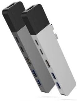 HyperDrive GN28N-SILBER NET 6-in-2 USB-C Hub - Silber, Silber