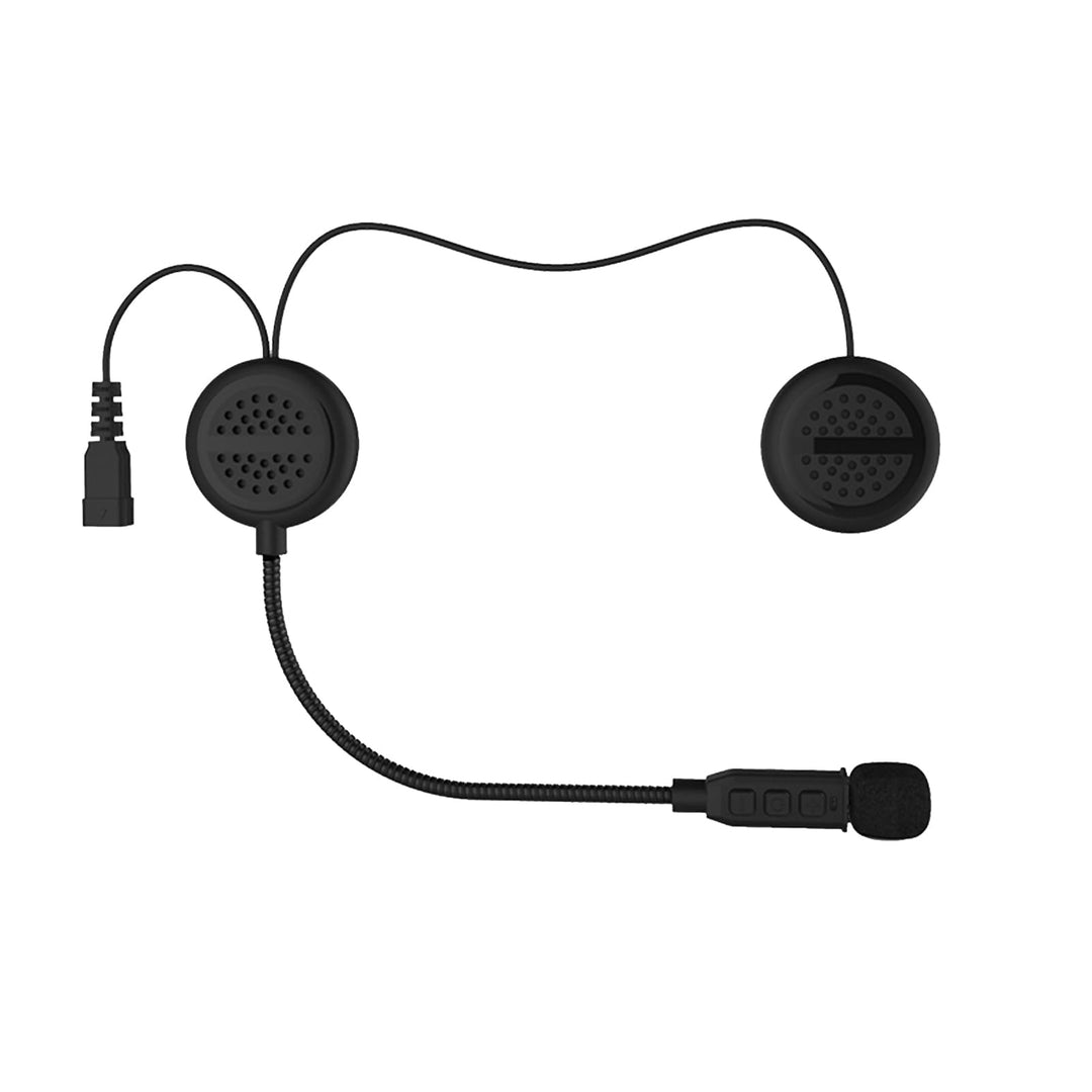 QSPORTPEAK Motorradhelm Bluetooth-Headset, S1 Bluetooth 5.0 Headset Intercom, HD-Klangqualität, spez