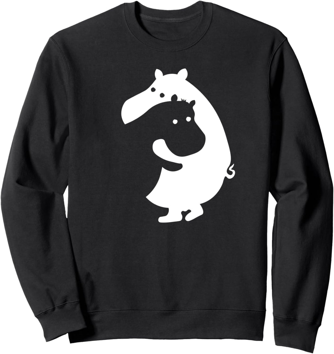 Afrika Flusspferd Safari Nilpferd Sweatshirt