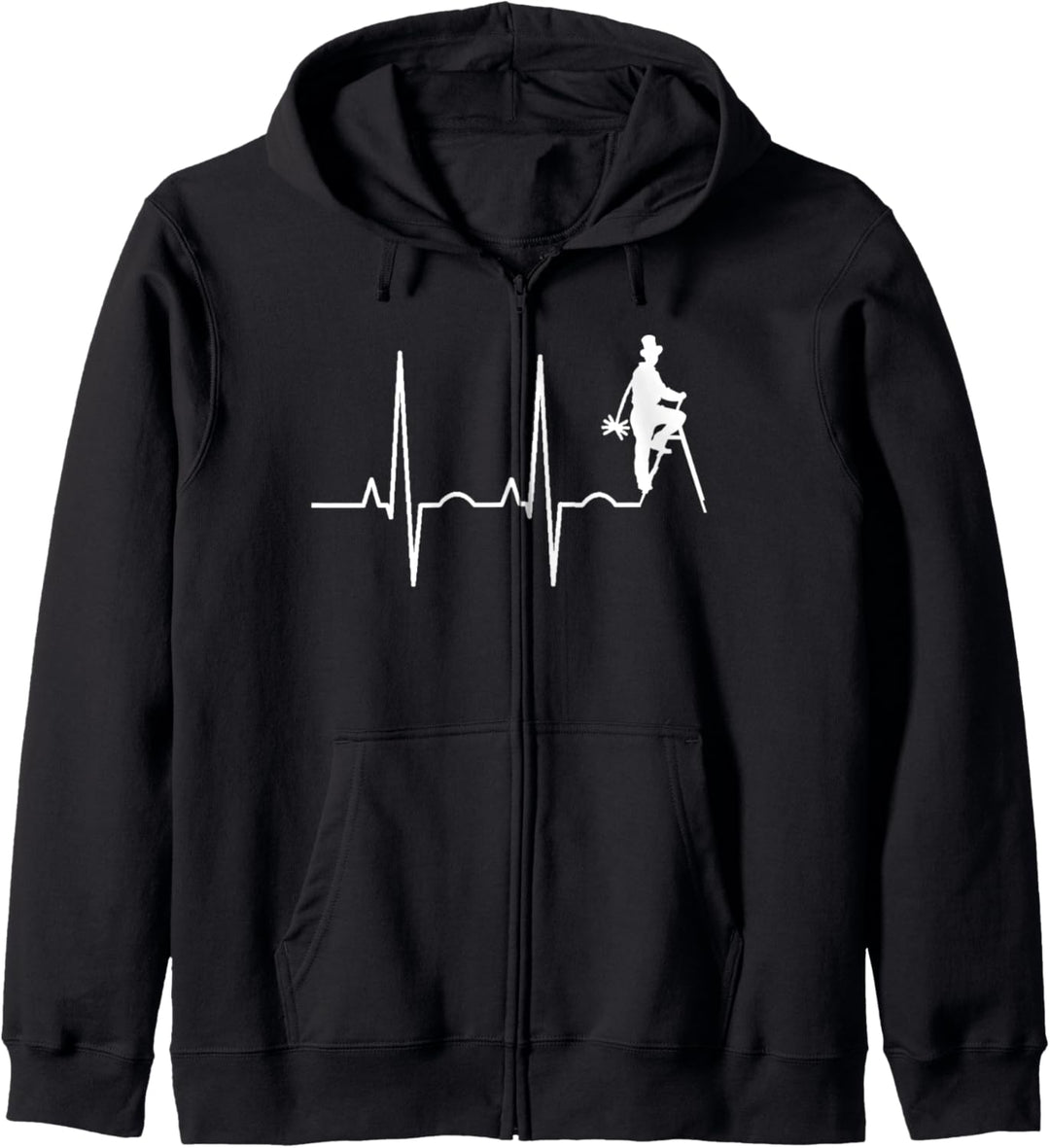 Schornsteinfeger Heartbeat Kaminkehrer Kleeblatt Geschenk Kapuzenjacke
