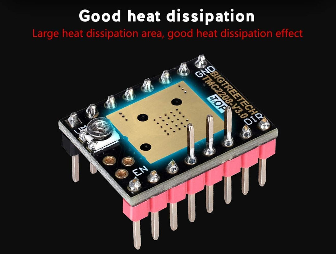 BIGTREETECH Octopus V1.1 Steuerplatine mit 8pcs TMC2208 UART, 32 Bit Kompatibler Touchscreen der TFT