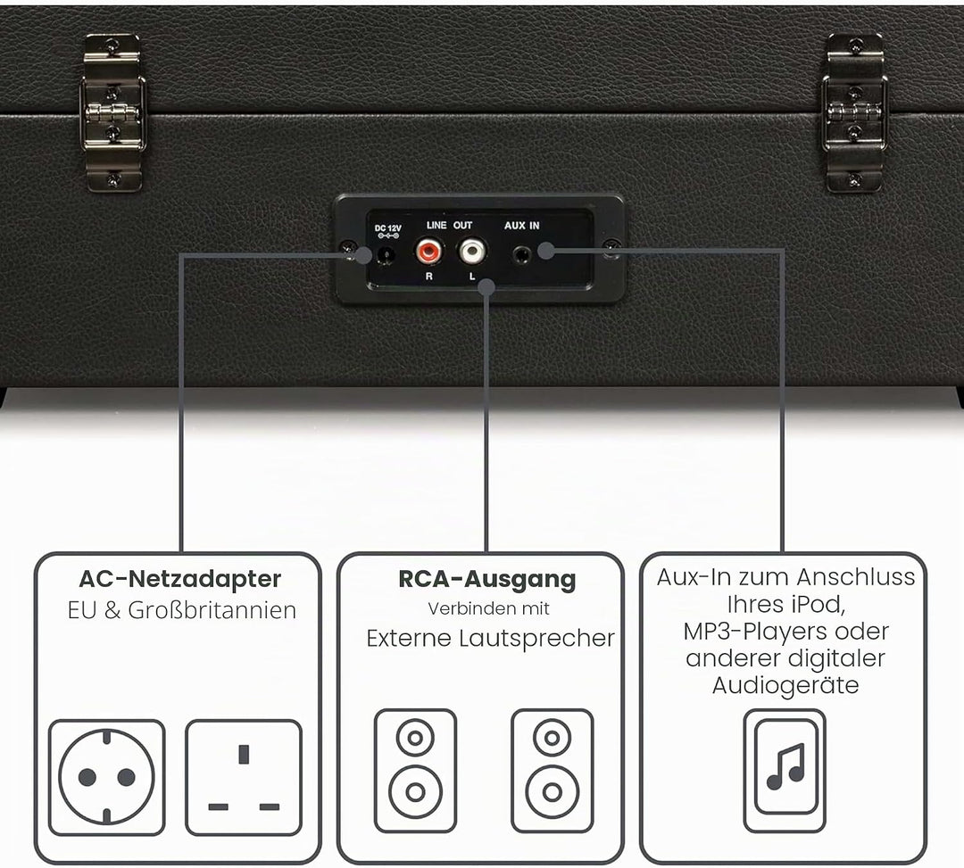 Crosley Voyager - Schwarz, One Size