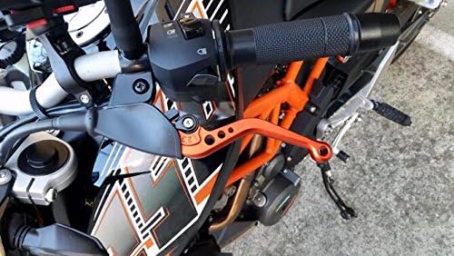 Rideit US-271 Motorrad Brems- und Kupplungs-Hebel, kurz, für KTM 125 Duke, 200 Duke, 390 Duke, 2012-