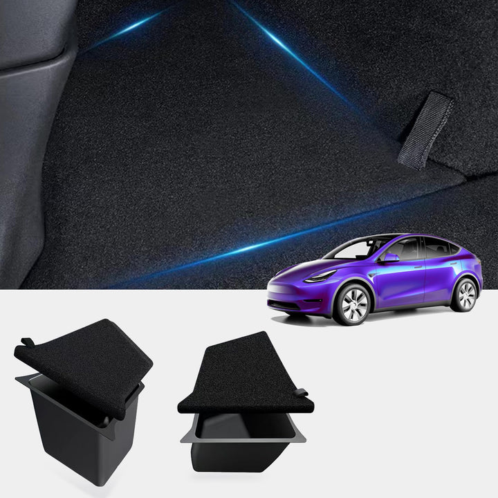TOPABYTE Kofferraum Organizer für Tesla Model Y 2024 2023 2022 2021 2020 Aufbewahrungsbox Behälter S