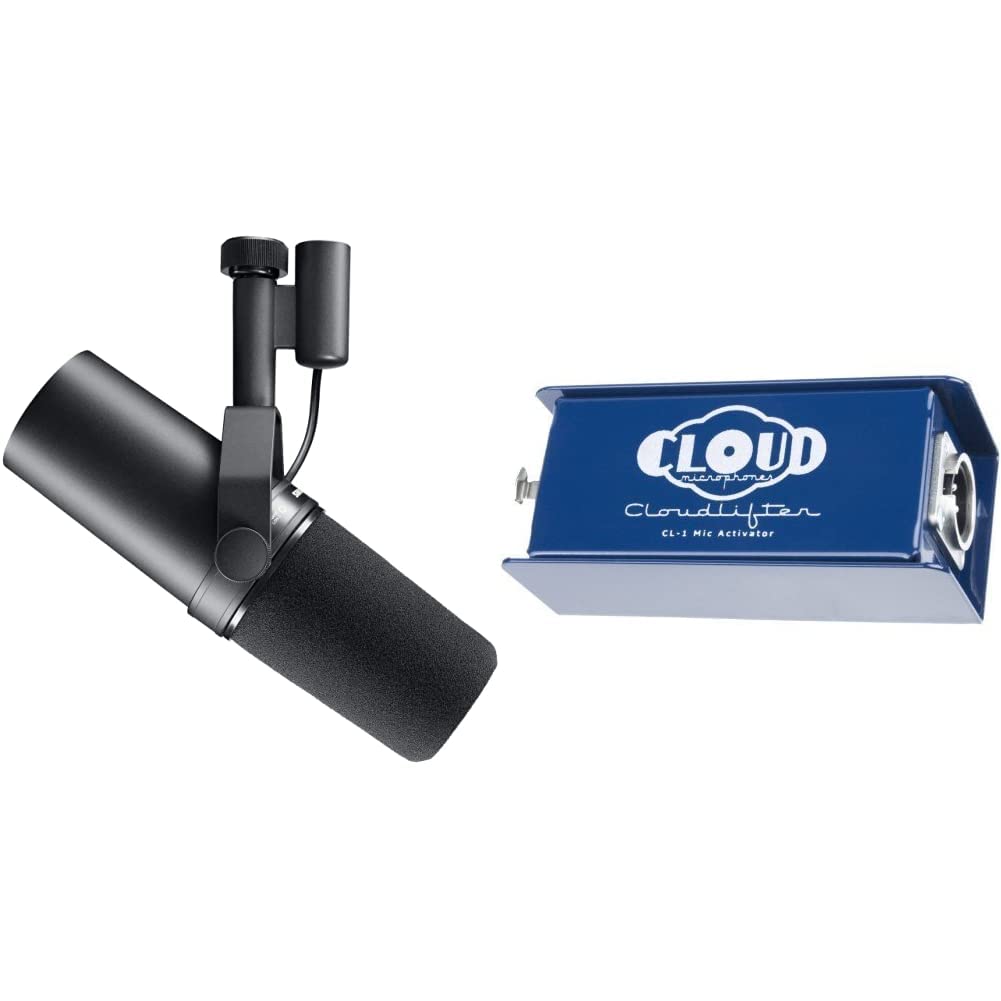 Shure sm7b Mikrofon – Mikrofone (Studio, 50 – 20.000 Hz, Cardioid Mikrofon, kabelgebunden, schwarz)