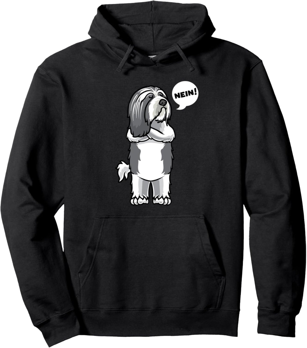 Polnischer Niederungshütehund Hund Polski Owczarek Nizinny Pullover Hoodie