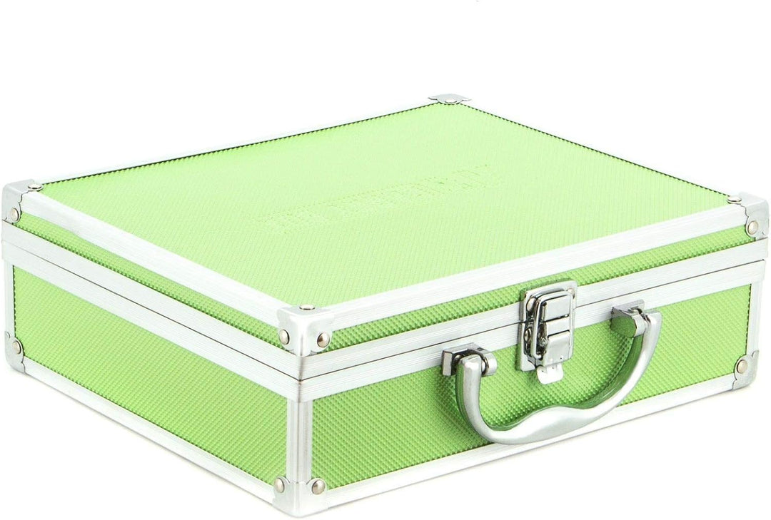 AR Carry Box® Kleiner Alukoffer Werkzeugkoffer Aluminium Koffer leer 260x210x80mm Farbe Grün, Grün
