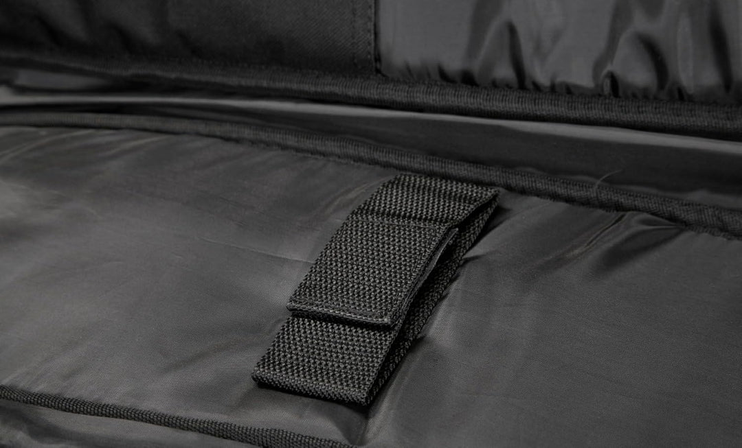 ROCKTILE Westerngitarrentasche 4/4 - gepolstert mit Rucksackgarnitur Gigbag für Westerngitarre schwa