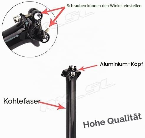RXL SL PRO Vollcarbon Sattelrohr Fahrrad Sattelrohr MTB Radsport Sattelstütze Fahrradteile Carbon Sa