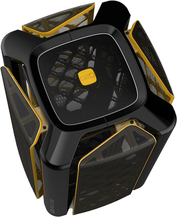 Geometric Future M2 The ARK Mesh Schwarzer offener Rahmen mit hohem Luftstrom, mATX/Mini-ITX-Gaming-
