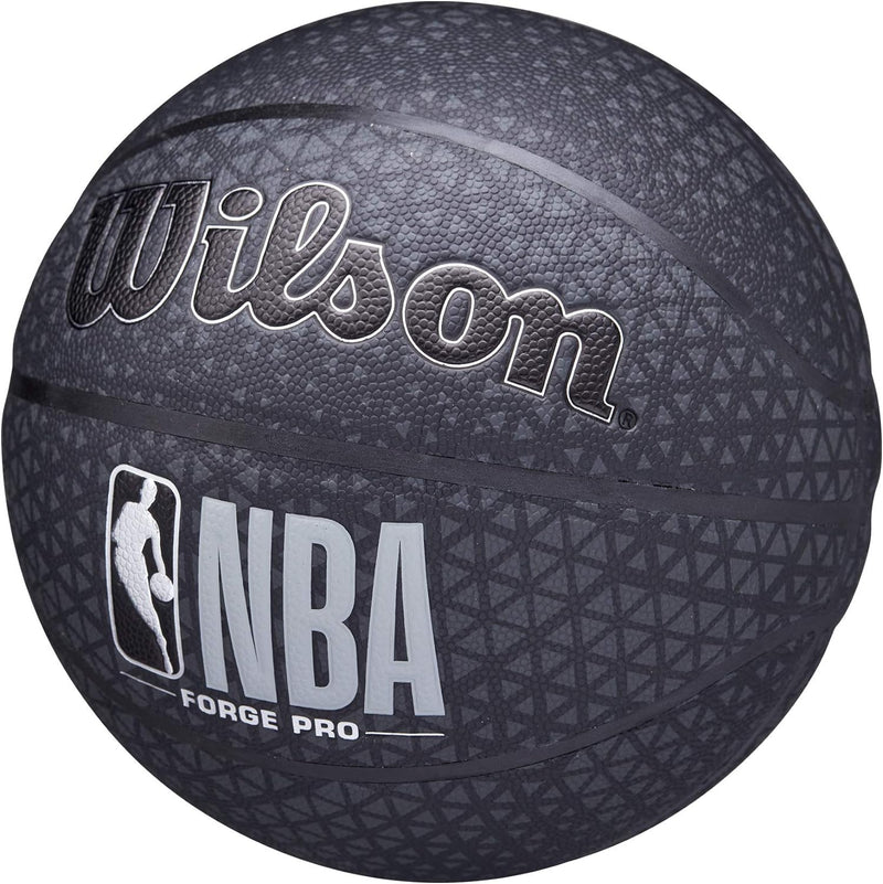 Wilson NBA Forge Pro Printed Ball WTB8001XB, Unisex basketballs, Black, 7 EU