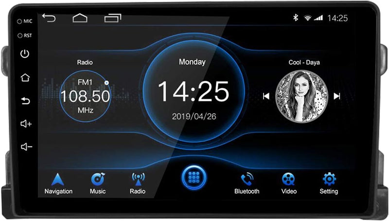 EZoneTronics Android 10.1 Autoradio Stereo für Suzuki Grand Vitara 2006-2013 9-Zoll-Touchscreen High