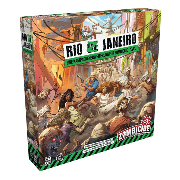 CMON | Zombicide 2. Edition – Rio Z Janeiro | Erweiterung | Kennerspiel | Dungeon Crawler | 1-6 Spie