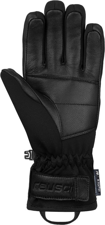 Reusch Damen Handschuhe Beatrix R-tex Xt Extra Warm, Wasserdicht, Atmungsaktiv 6.5 Schwarz, 6.5 Schw