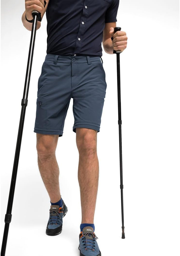 Maier Sports Herren Outdoor Hose T-Zipp Tajo Tajo 23 Graphite, 23 Graphite