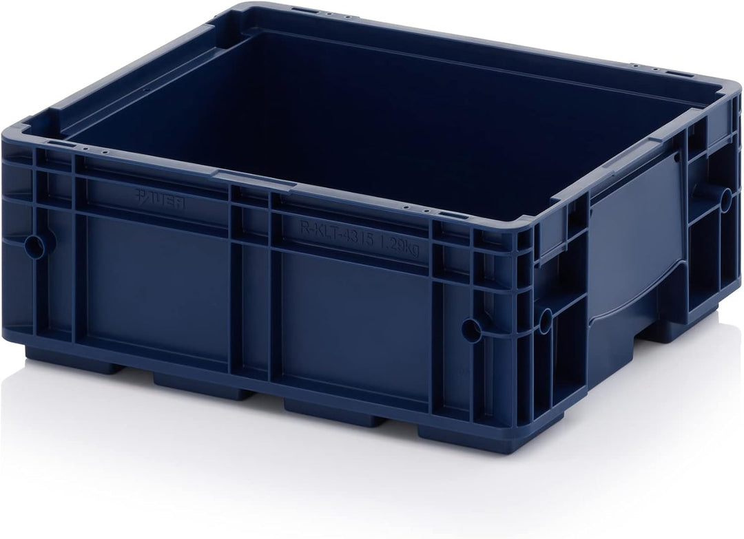 2x R-KLT Behälter 40 x 30 x 14,7 * Kleinladungsträger blau 40x30x15 Eurobehälter Industrie KLT 4315