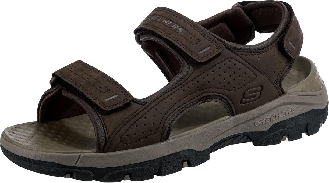 Skechers Herren Tresmen-Garo Open Toe Water Sandal 40 EU Braun, 40 EU Braun