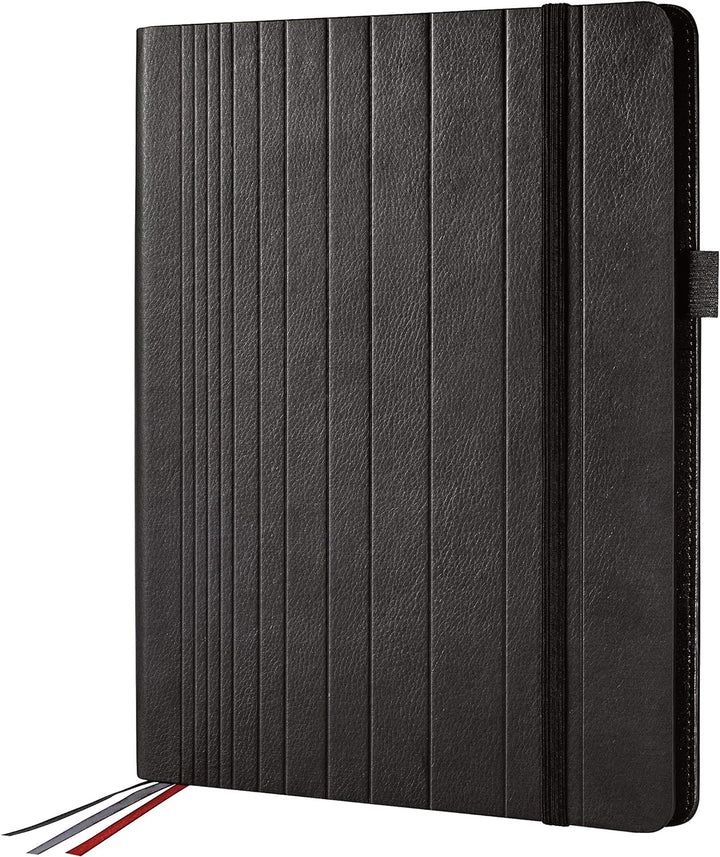 SIGEL CF110 Business Organiser, ca. A4, Kunstleder, schwarz - Conceptum flex DIN A4 Organiser, DIN A