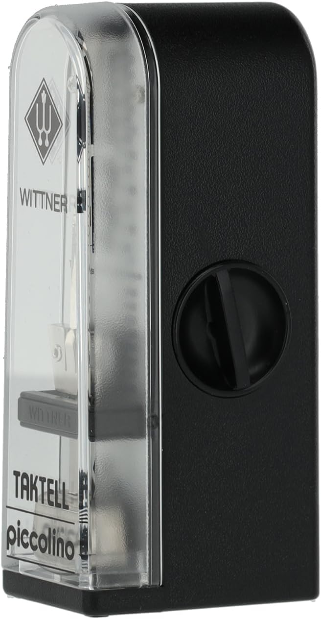 Wittner Metronom 890161 Kunststoffgehäuse ohne Glocke Taktell Piccolino schwarz, schwarz