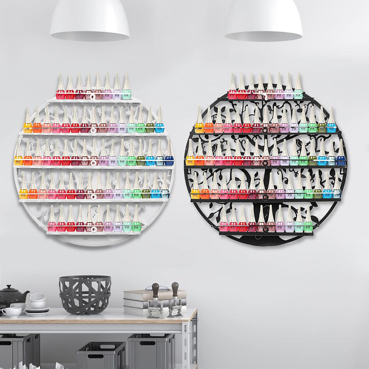 5-tier Metall Nagellackregal Wandregal