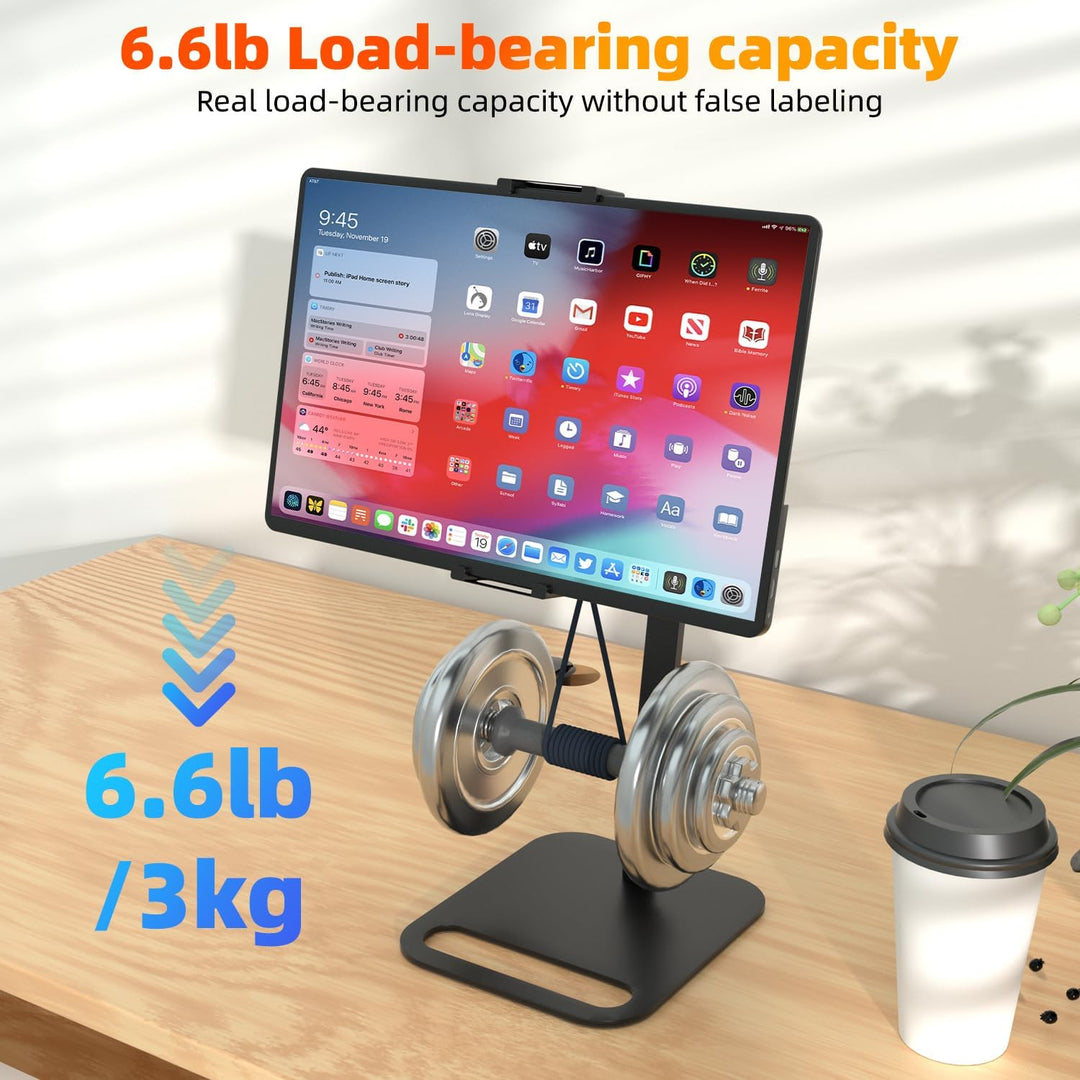 Height Adjustable Portable Monitor Stand, Upgrade Knob Adjustment Portable Monitor Holder for 15.6 1