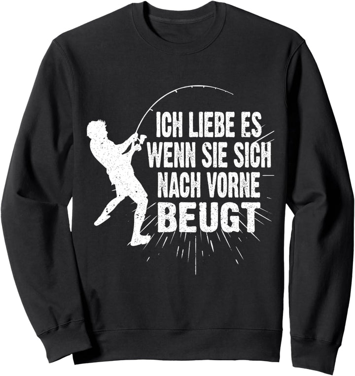 Ich liebe es wenn Sie sich nach vorne beugt - Funny Angel Sweatshirt