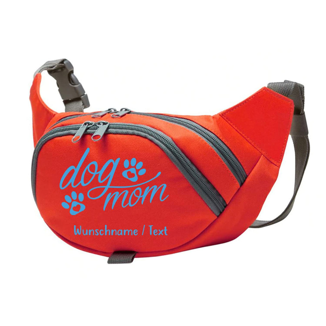Dog Mom Bauchtasche Leckerlie -Tasche mit Wunschnamen personalisiert | Hundetraining | Leckerlie Beu
