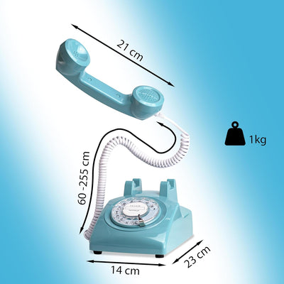 Retro Telefon Wählscheibe/Festnetztelefon Retro/Telefon mit Schnur/Telefon mit Wählscheibe/Telefon R
