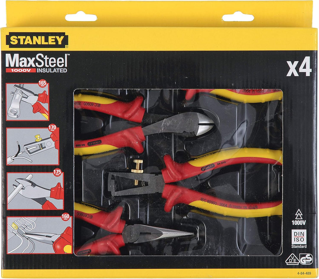 Stanley Fat Max Zangenset VDE 4-teilig, 4-84-489 1 Gelb, 1 Gelb
