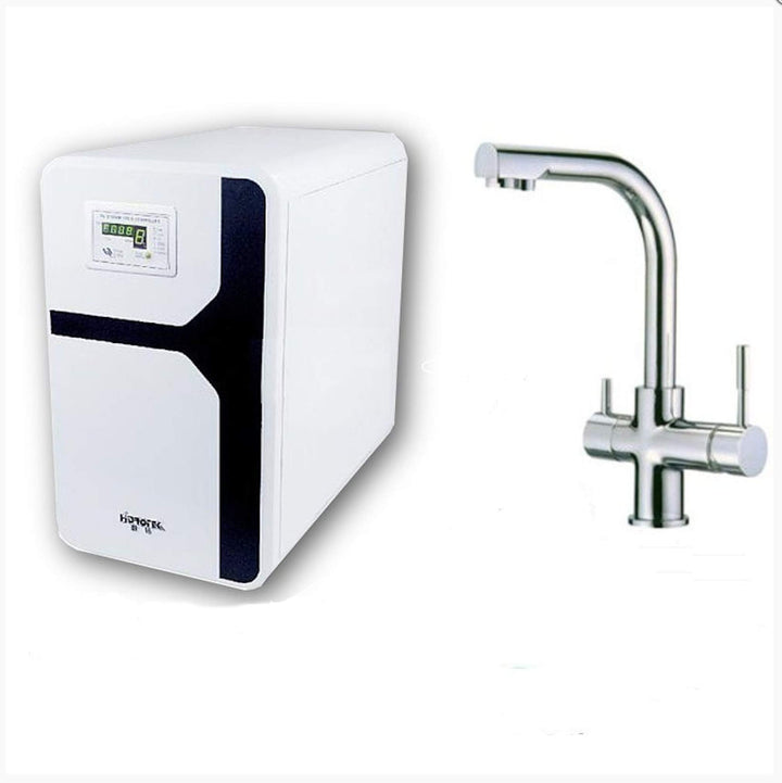 Depurtek Wasserfilter Grosse Compact und Wasserhahn 3 Wege