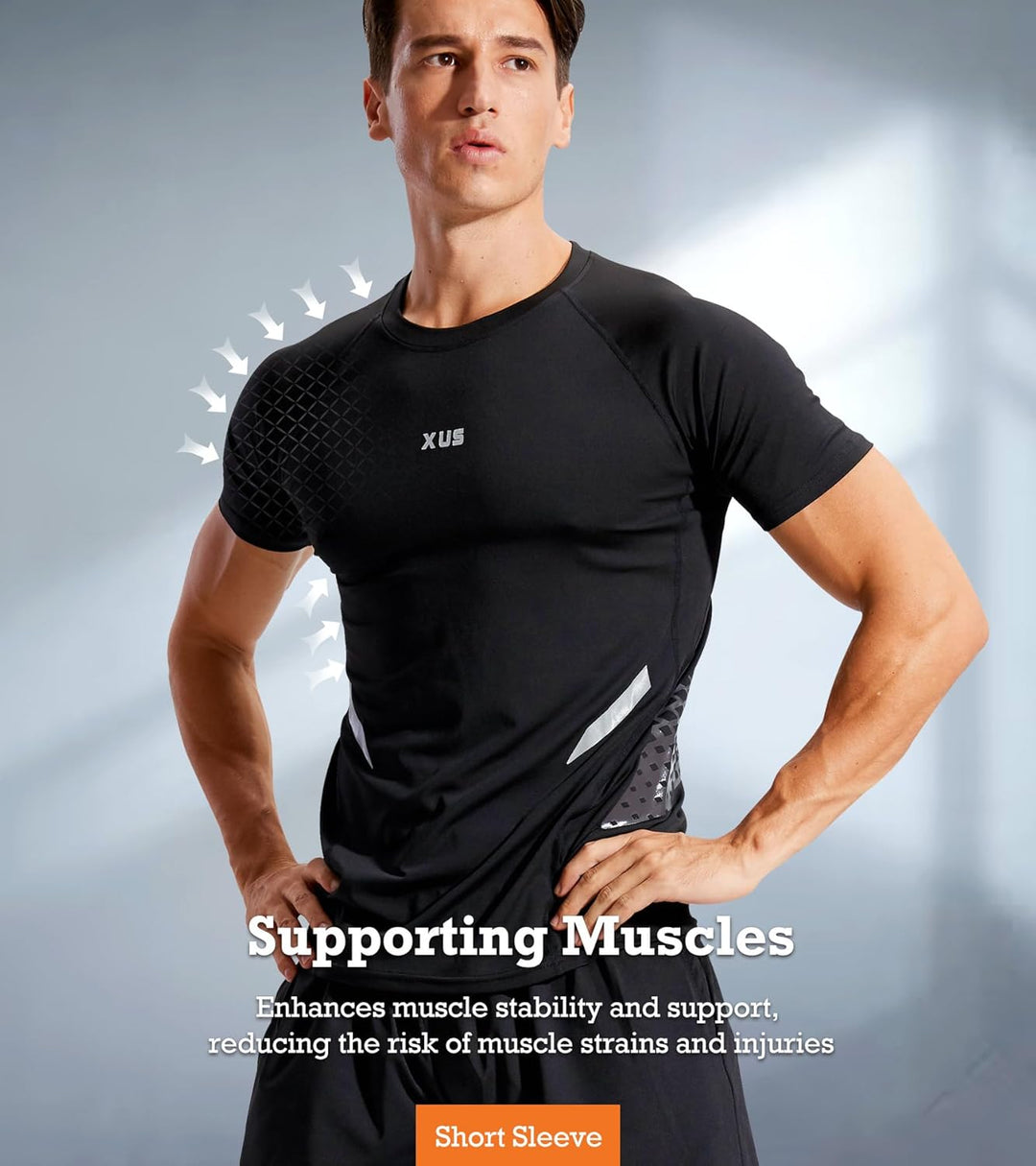 5pcs Trainingsanzug Herren Activewear Laufshirt Schwitzanzug Sportbekleidung Schwitzanzug Kompressio
