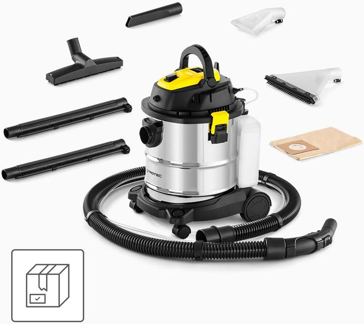 TROTEC Waschsauger, Nass- und Trockensauger VC 1200W Staubsauger 4-in-1 Mehrzwecksauger mit Waschsau