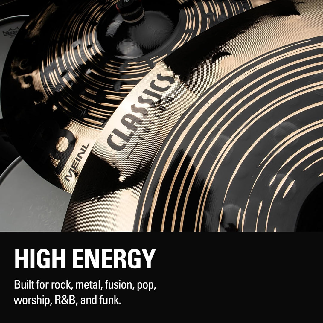 Meinl Classics Custom Dual 18 Zoll China (Video) Schlagzeug Becken (45,72cm) B12 Bronze, Dunkles und
