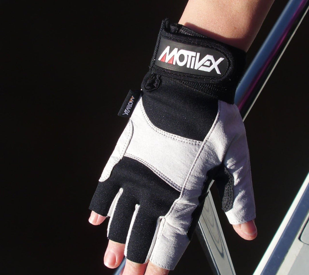 MOTIVEX Segelhandschuhe Rückseite Neoprene besonders griffig Grösse:XXS-XXXL