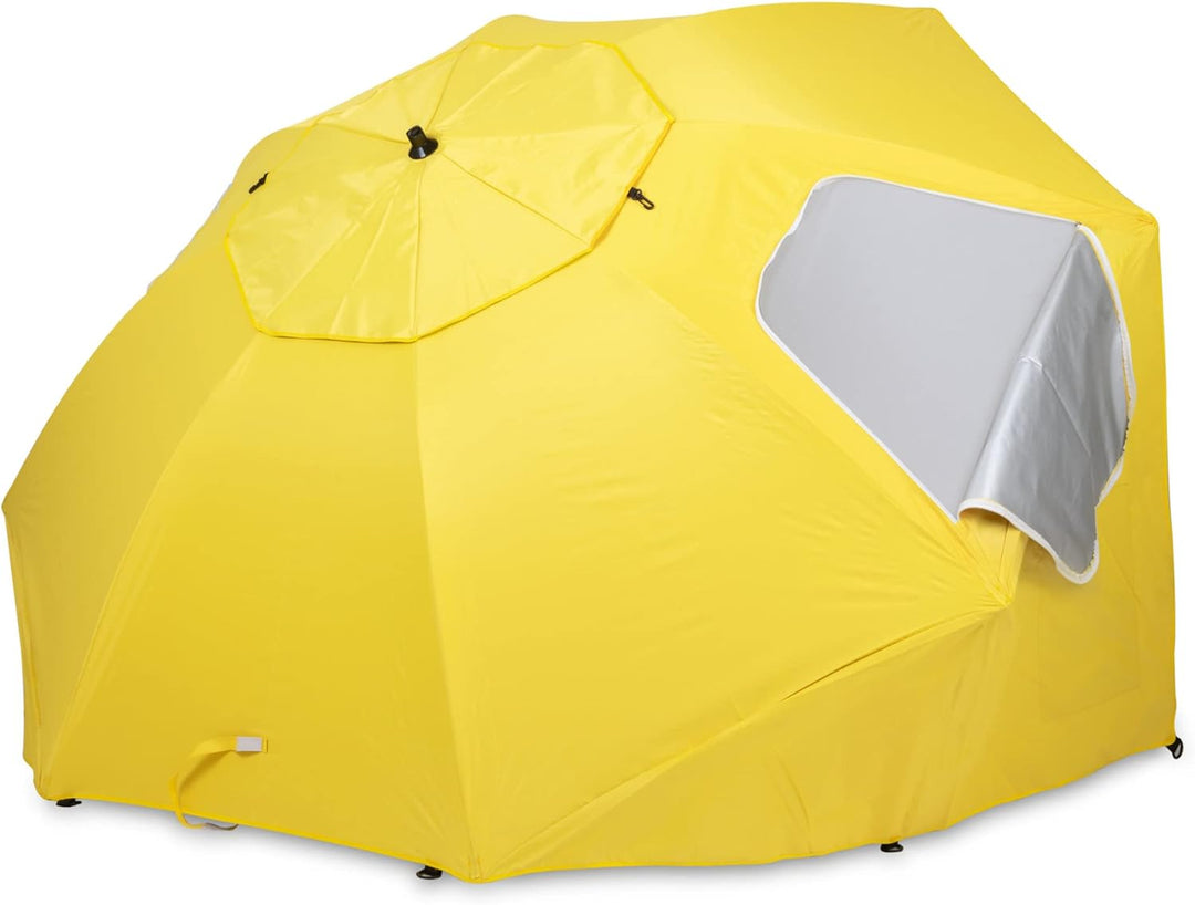 Stagecaptain UM-210 Shady Sonnenschirm-Strandmuschel - Erdspiess zur Montage als Sonnenschirm - Wass