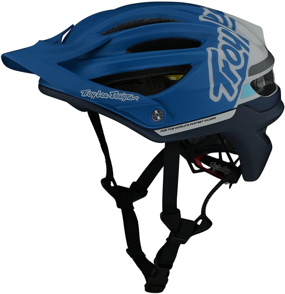 Troy Lee Designs A2 MIPS Helm 2022 Fahrradhelm XL / 2XL (59 - 62 cm) Silhouette, Blau, XL / 2XL (59