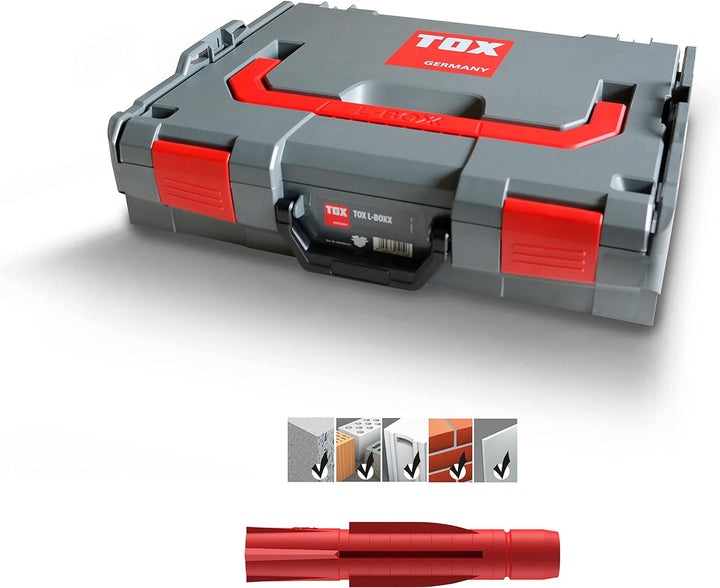 TOX L-BOXX Sortimentskoffer Allround Tri, effektiv, robust, belast- & stapelbar mit Tri Allzweckdübe