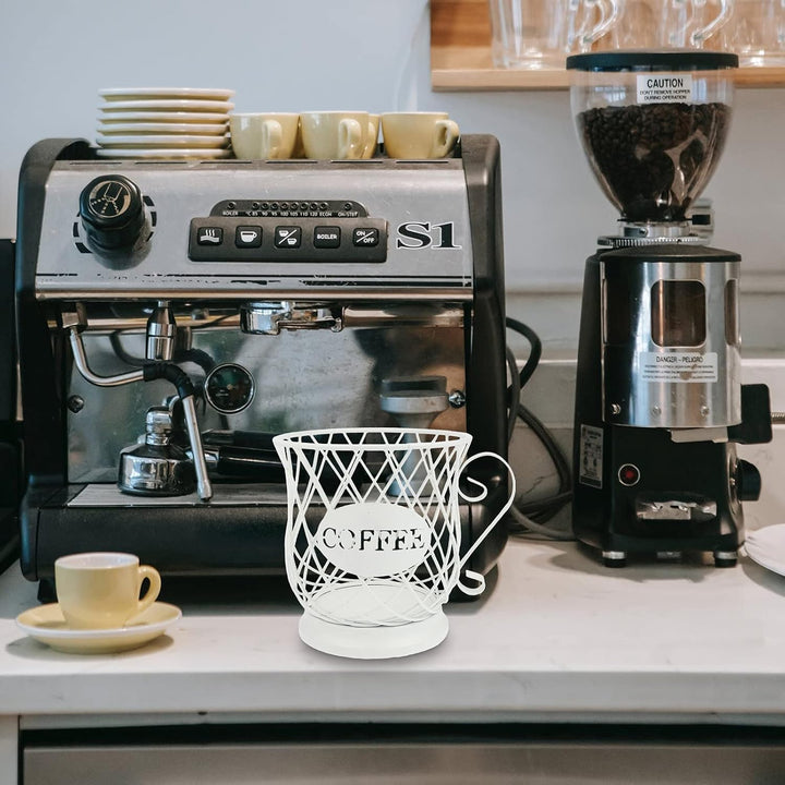 HEMOTON 1stk Kaffeekapselbecher Kaffeetasse Mit Obstkorb Aufbewahrungskorb Für Kaffee Obstkorb Zum S