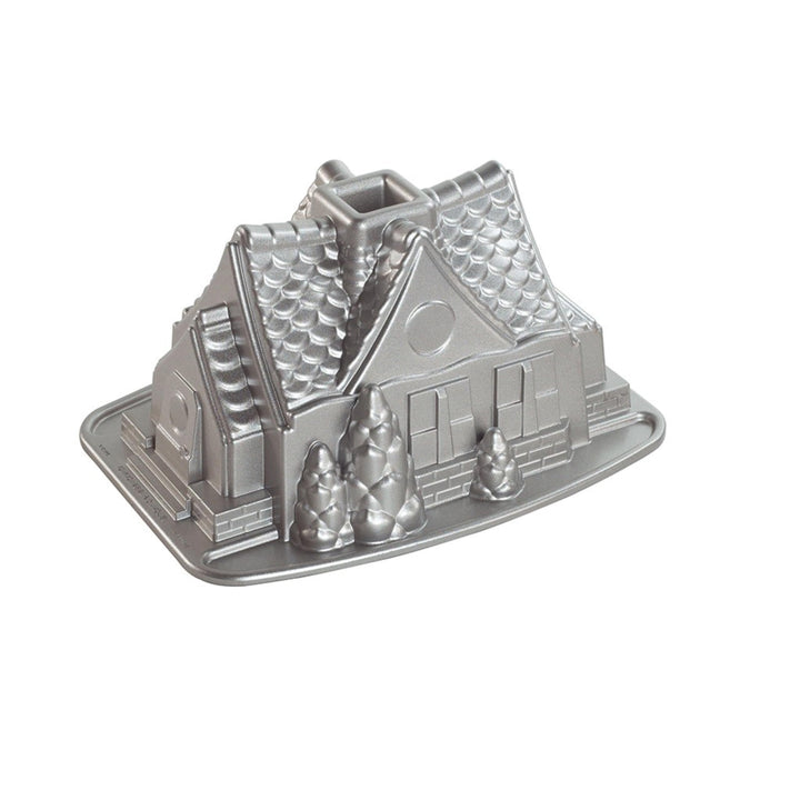 Nordic Ware Backform, Aluminiumguss, Silber, 13x25x19,1cm