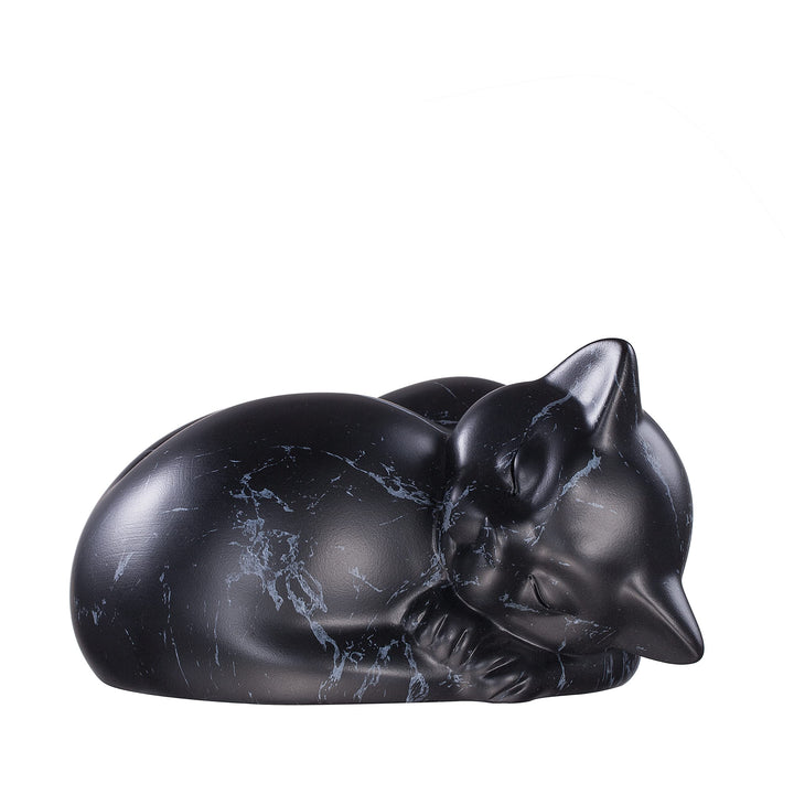 Kriss Art Haustier Urnen,Schlafende Harz Kremation Katze Urne,Katzenurnen für Asche,Kleintier Urne…
