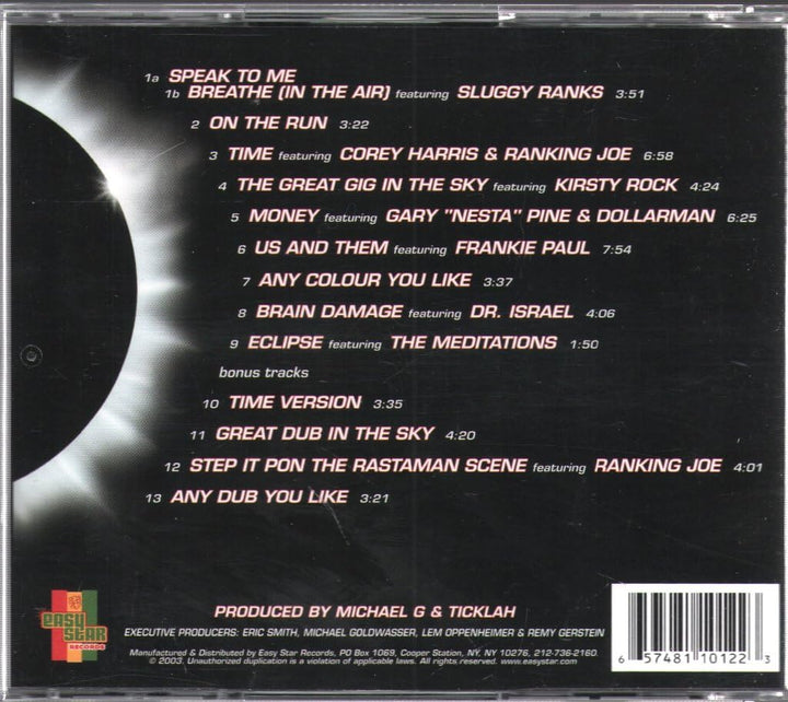 Dub Side of the Moon, Audio-CD