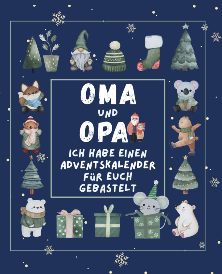 OMA und OPA, ich habe einen Adventskalender für euch gebastelt – aussergewöhnlicher Adventskalender