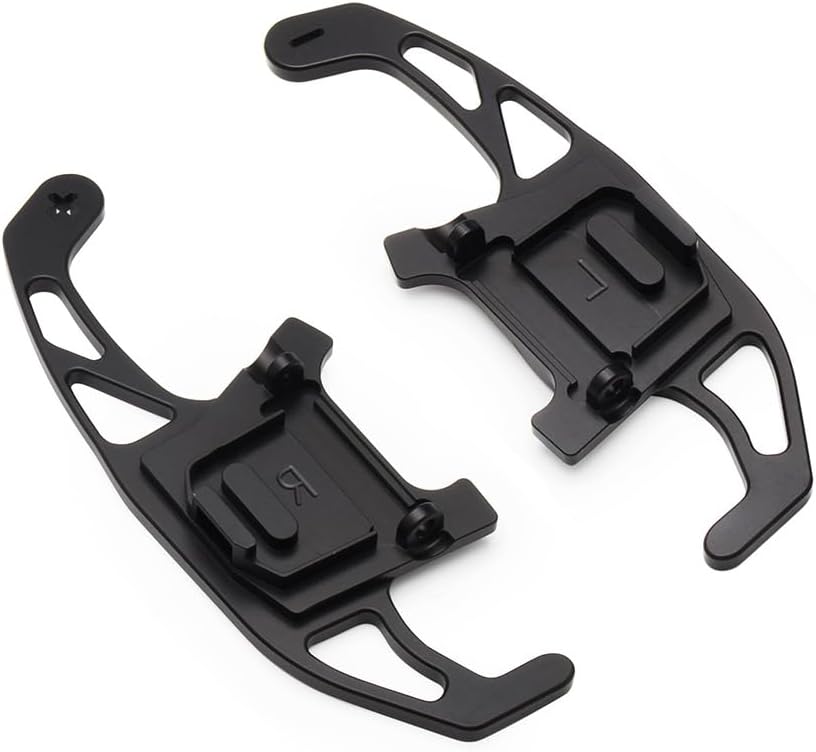 HIBEYO 2 Stücke Lenkrad Schaltwippen Verlängerung Paddles Lenkrad für VW GOLF GTI R R-line GTD GTE M
