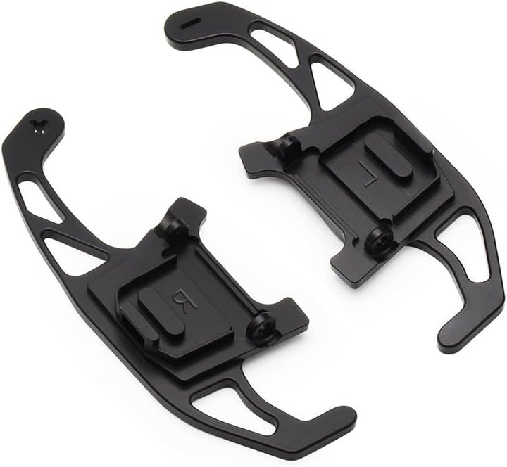 HIBEYO 2 Stücke Lenkrad Schaltwippen Verlängerung Paddles Lenkrad für VW GOLF GTI R R-line GTD GTE M