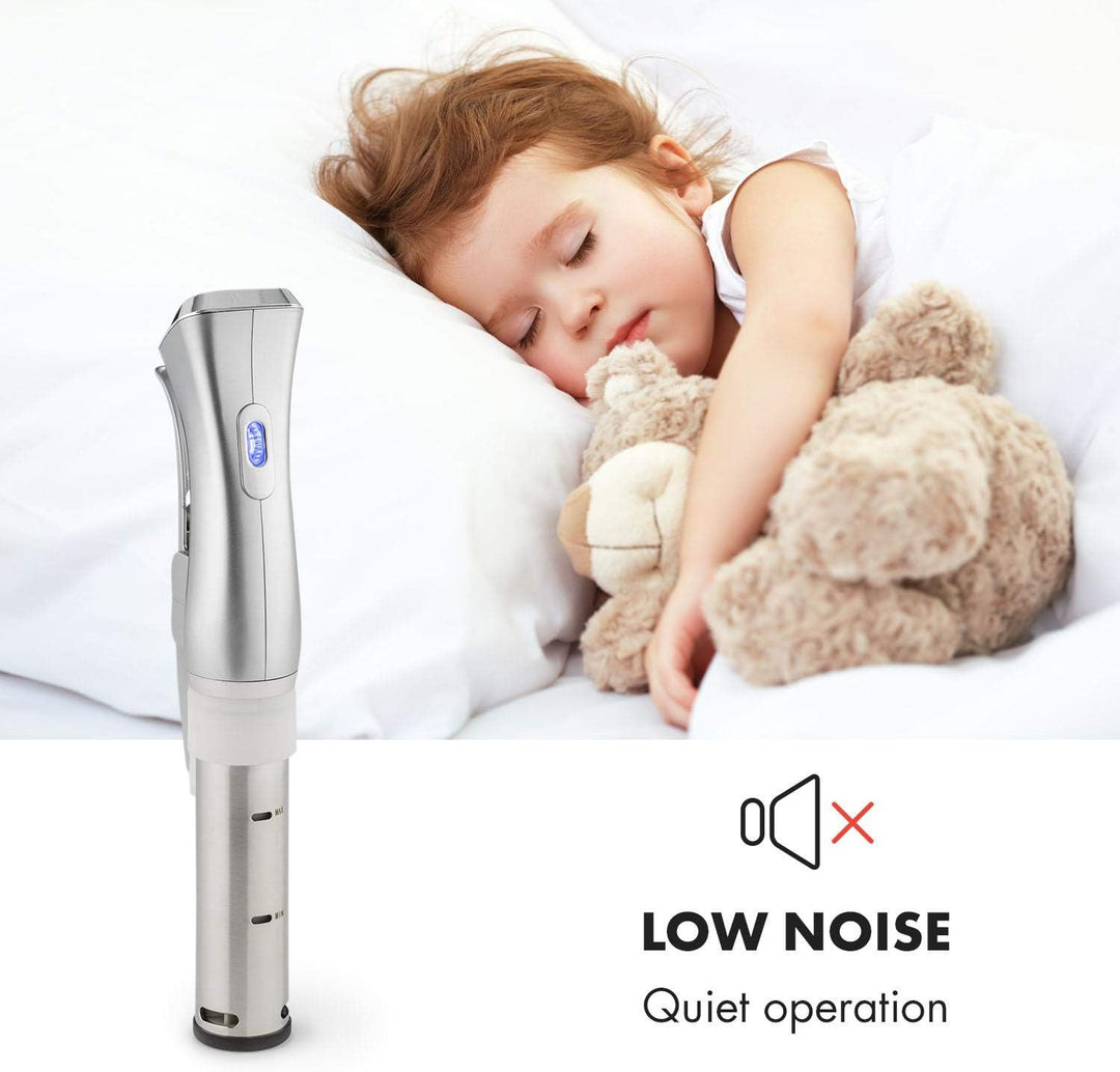 Klarstein Quickstick- Sous-Vide Garer, Präzisionskochtopf, Schongarer, 1300 Watt, Timerfunktion, 3D
