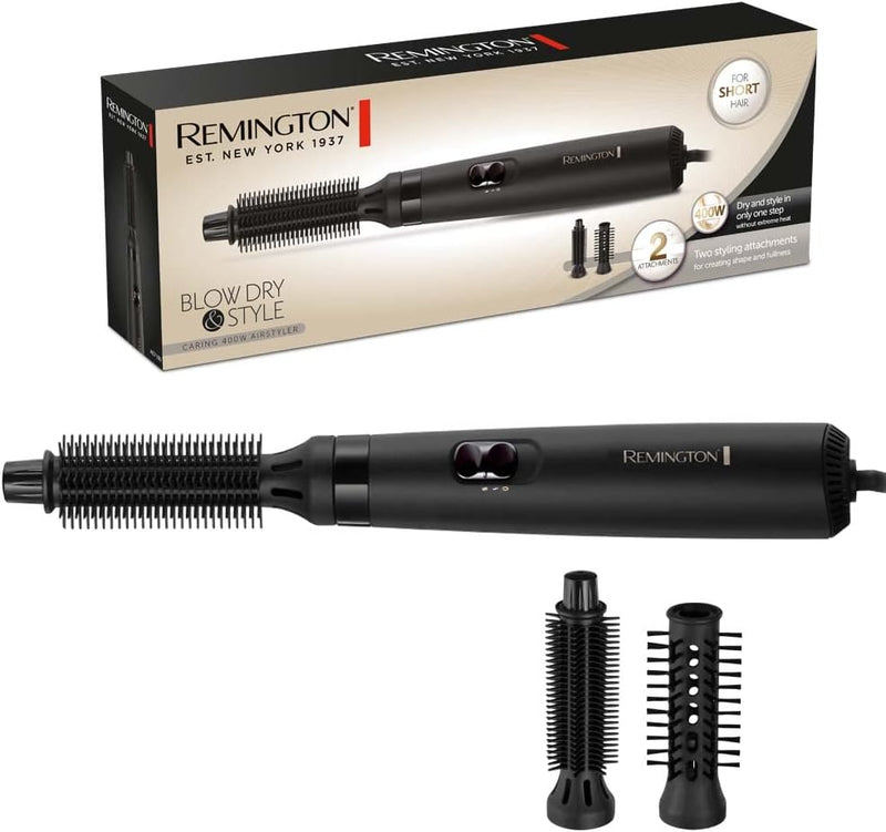 Remington Warmluftbürste [inkl. 2 Aufsätze: 19mm & 25mm Rundbürste] Blow Dry&Style (trocknet & stylt