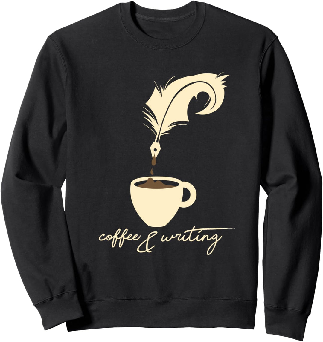 Autor I Buch Literatur I Kaffee I Schriftsteller Sweatshirt