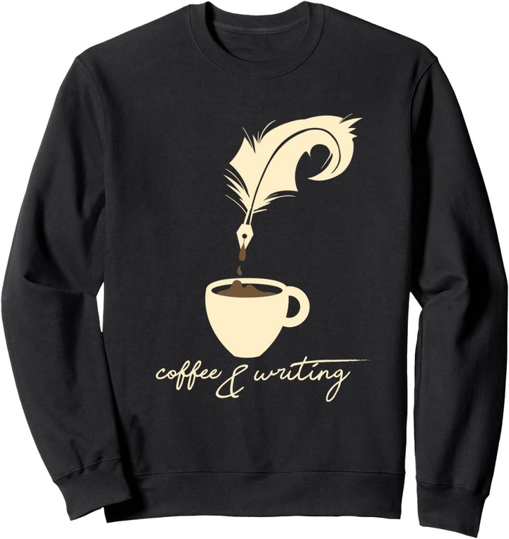 Autor I Buch Literatur I Kaffee I Schriftsteller Sweatshirt