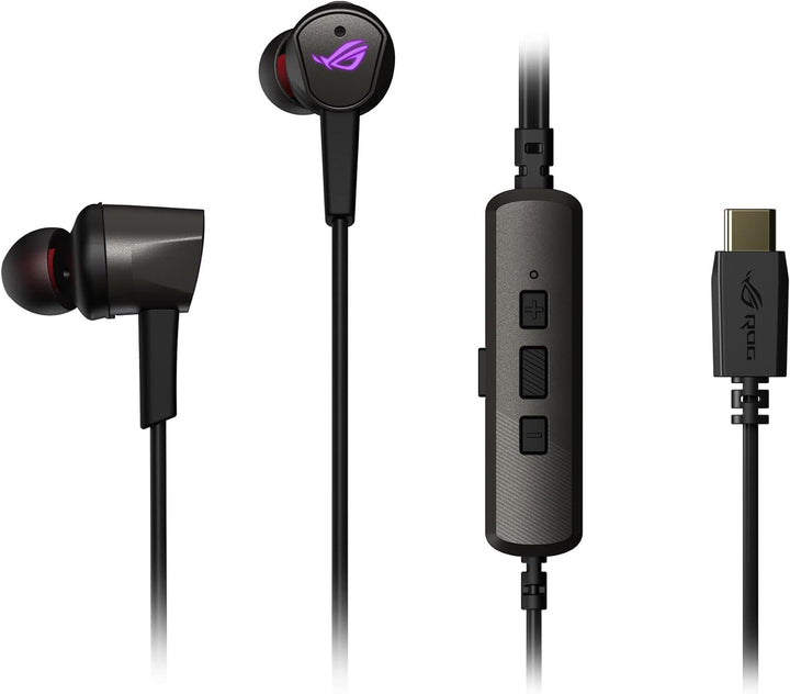 ASUS ROG Cetra II In-Ear-Gaming-Kopfhörer (Geräuschunterdrückung (ANC), Treiber aus Flüssigsilikonka